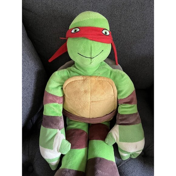 Nickelodeon Teenage Mutant Ninja Turtles Plush Doll Toy Raphael Large 24” - Picture 13 of 16
